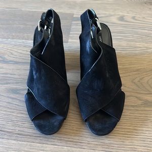 Lafayette 148 New York suede criss cross sandals